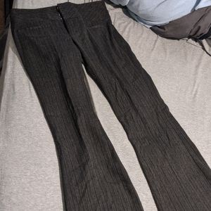 Mandee wide band work pants trouser with pinstripe